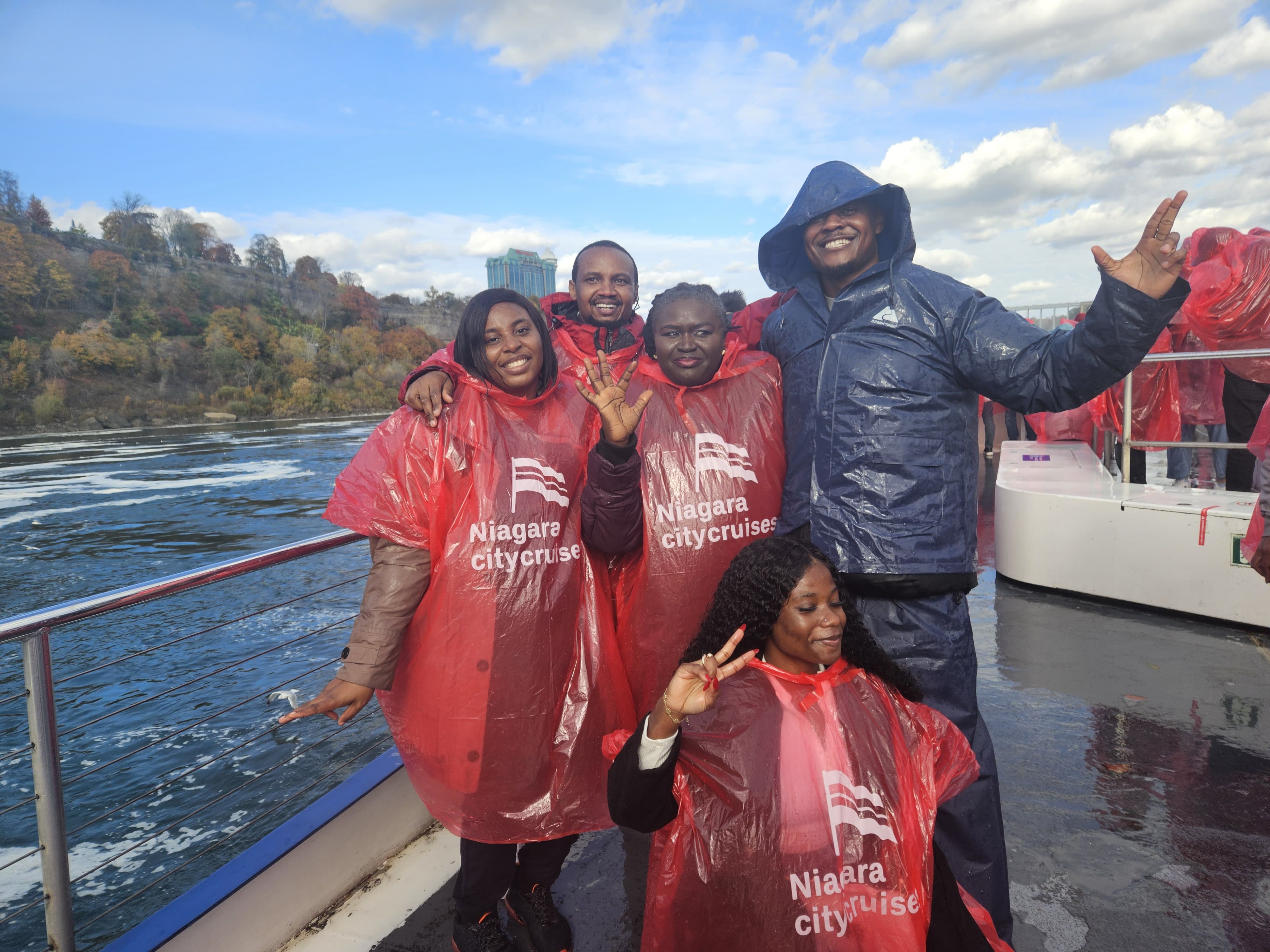 Rotaract team working together on community project